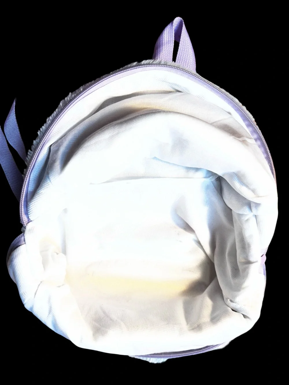 Plush Unicorn Backpack in Pastel Rainbow